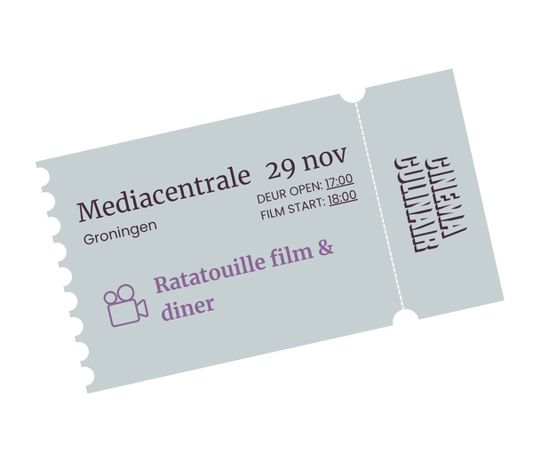Ratatouille film & (early) diner @ Mediacentrale 2026-11-29