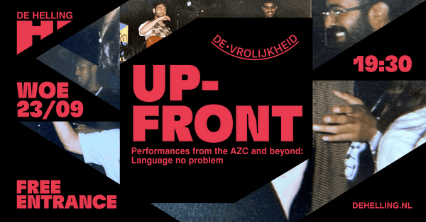 UPFRONT @ De Helling 2026-09-23
