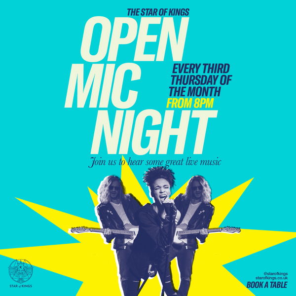 The Star of Kings Open Mic Night @ The Star of Kings 2026-11-19