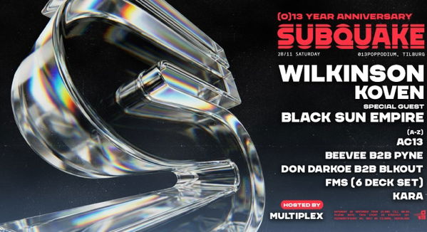 Subquake @ 013 Poppodium 2026-11-28
