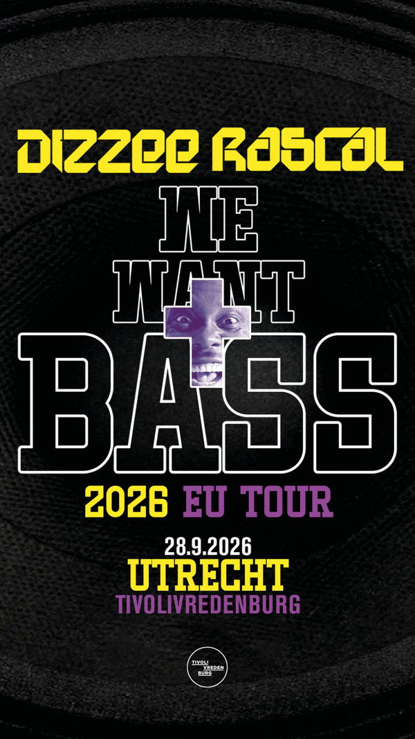 Dizzee Rascal @ TivoliVredenburg 2026-09-28
