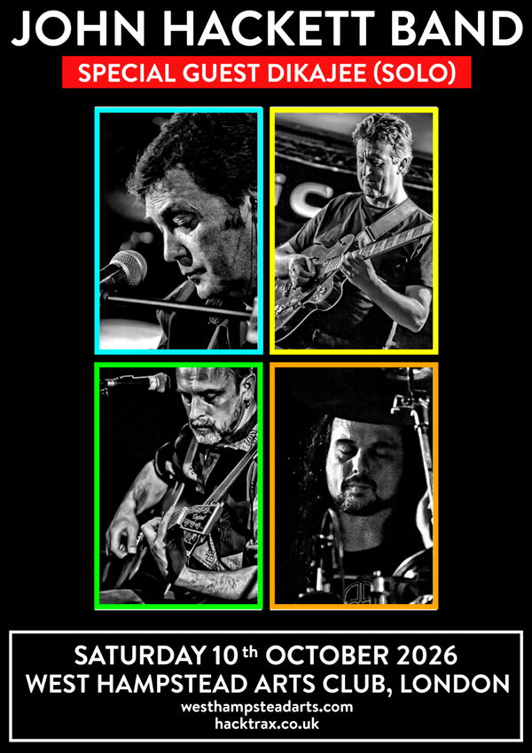 John Hackett Band @ West Hampstead Arts Club 2026-10-10