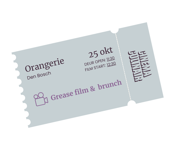 Grease film & brunch @ Orangerie 2026-10-25