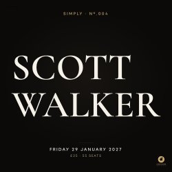 Scott Walker @ The Horseshoe, Hampstead 2027-01-29