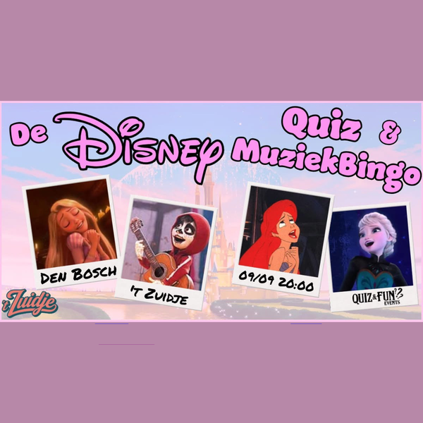De Disney Quiz en Muziekbingo @ Café Station Zuid 2026-09-09