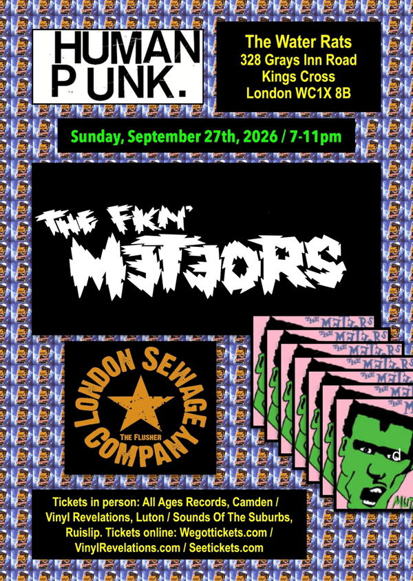 The Meteors @ The Water Rats 2026-09-27