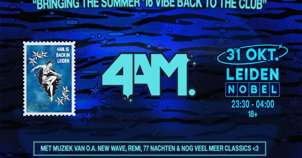 4AM @ Nobel 2026-10-31