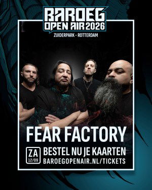 Fear Factory @ Baroeg | Poppodium | Live muziek | Cultuurcentrum 2026-09-12