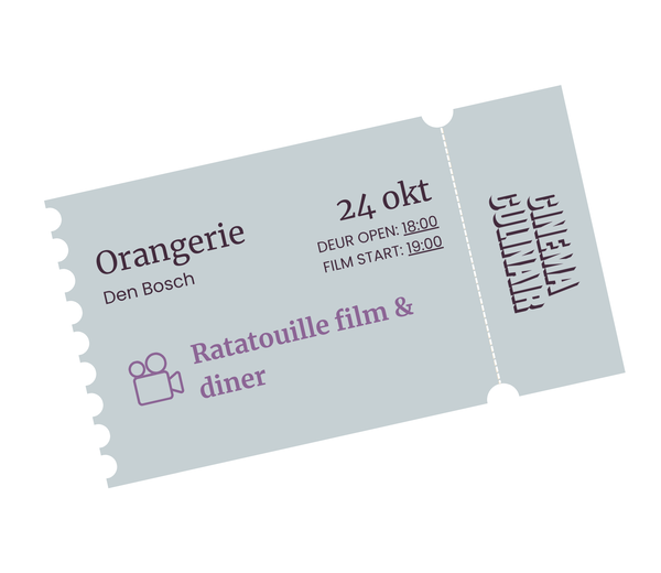 Ratatouille film & diner @ Orangerie 2026-10-24
