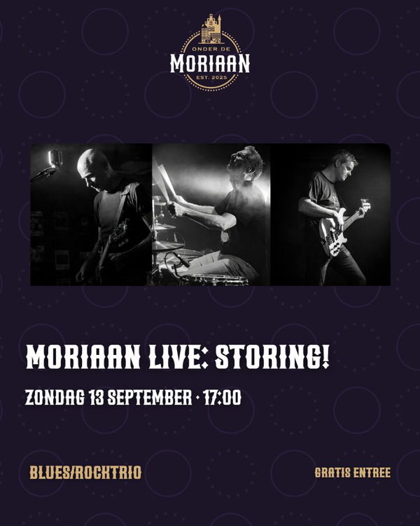 Storing @ Onder de Moriaan 2026-09-13