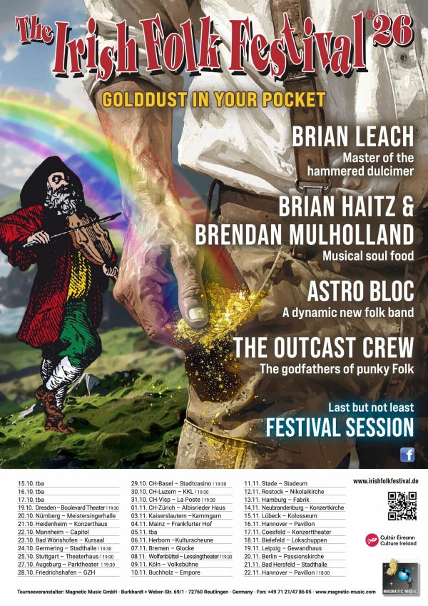 The Irish Folk Festival Gold dust in your Pocket @ FABRIK Hamburg 2026-11-13