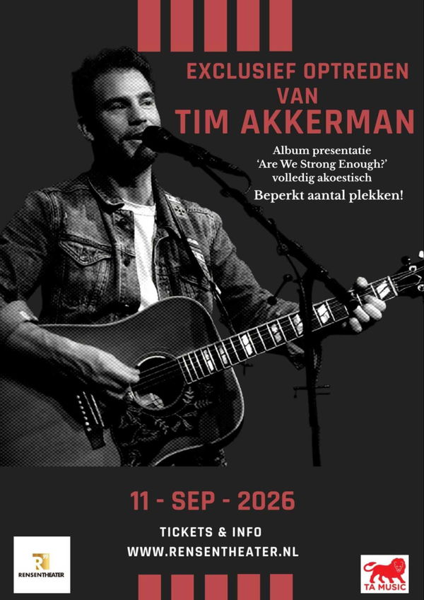 Tim Akkerman @ Rensentheater Emmen 2026-09-11
