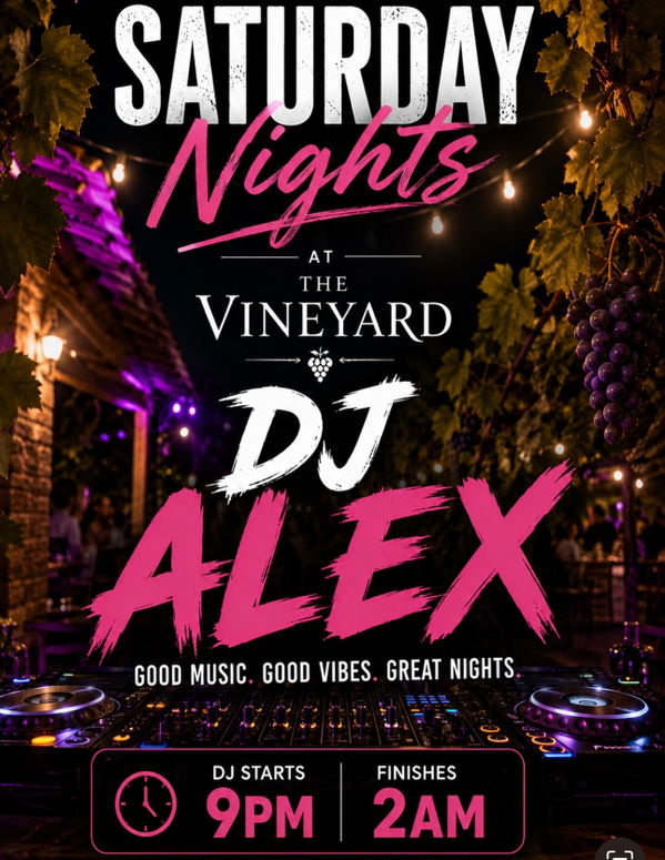 DJ ALEX @ The Vineyard Islington 2026-12-12