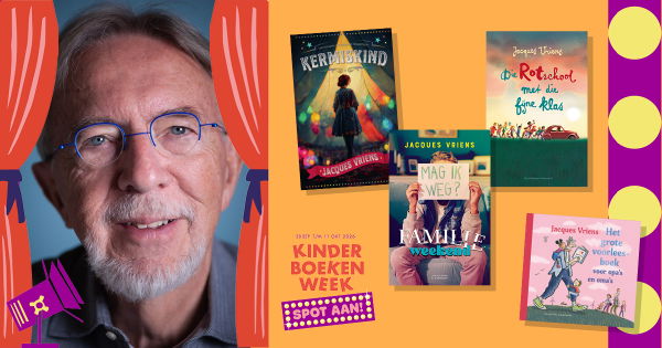 Jacques Vriens vertelt, leest voor en signeert @ Boekhandel Donner 2026-10-11