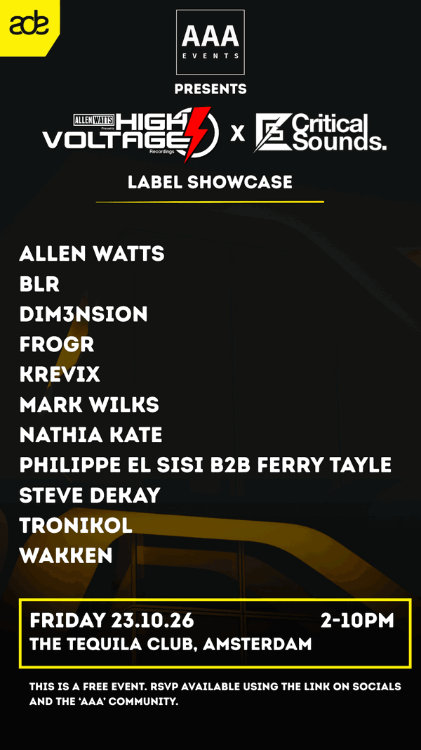 Allen Watts @ The Tequila Club | Amsterdam 2026-10-23