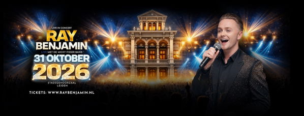 Ray Benjamin @ Stadsgehoorzaal Leiden 2026-10-31