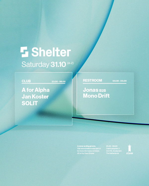 SOLIT @ Shelter Amsterdam 2026-10-31