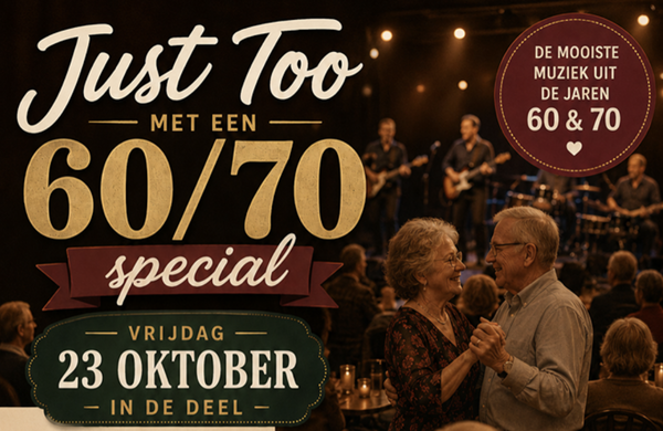 Just Too @ Den Eikenboom | Restaurant | Hotel | Vieren | Zakelijk | Evenementen 2026-10-23