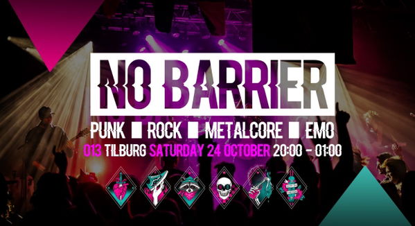 No Barrier @ 013 Poppodium 2026-10-24