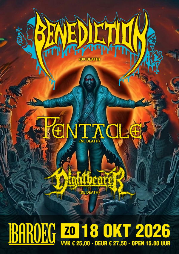 Benediction @ Baroeg | Poppodium | Live muziek | Cultuurcentrum 2026-10-18