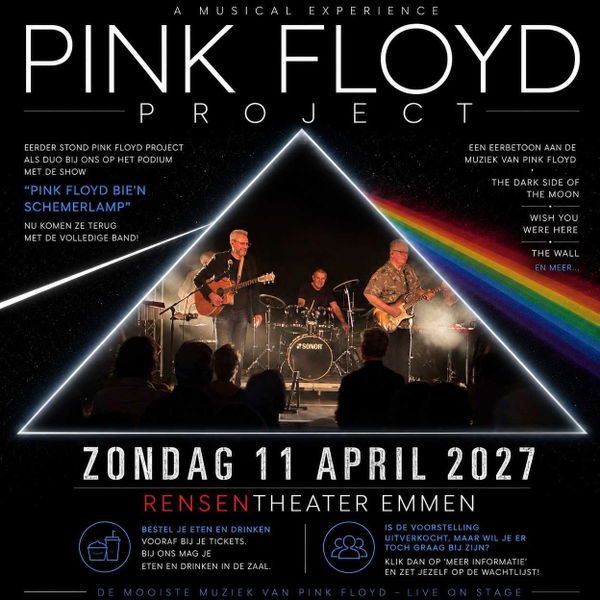 Pink Floyd Project @ Rensentheater Emmen 2027-04-11