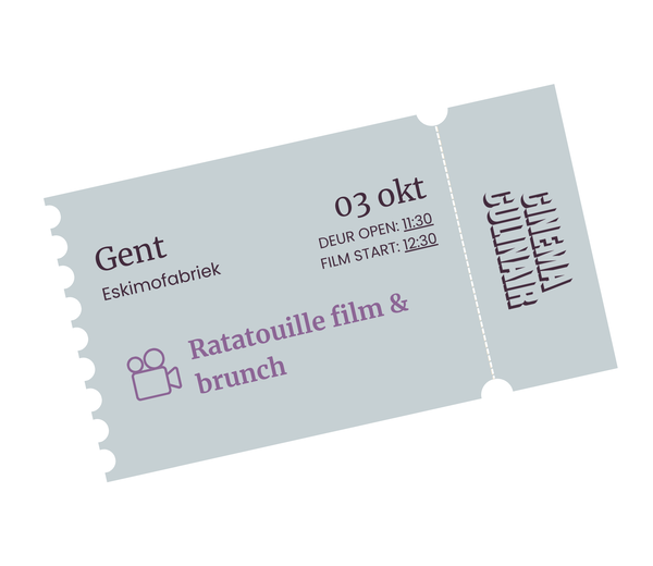 Ratatouille film & brunch @ Eskimofabriek 2026-10-03