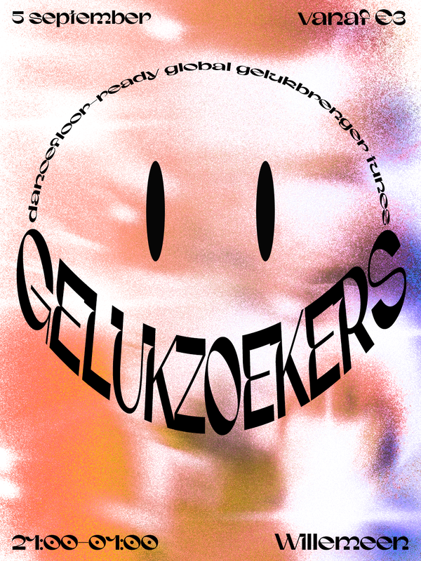 Gelukzoekers - global dance tunes party @ Willemeen 2026-09-05