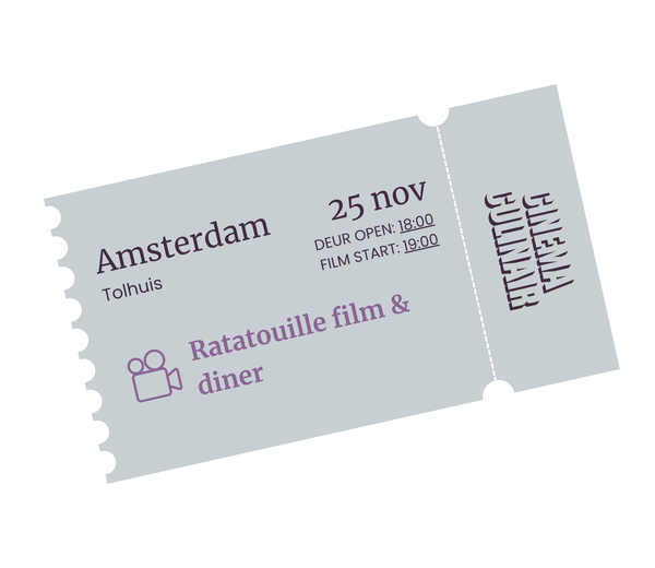 Ratatouille film & diner @ Tolhuis 2026-11-25