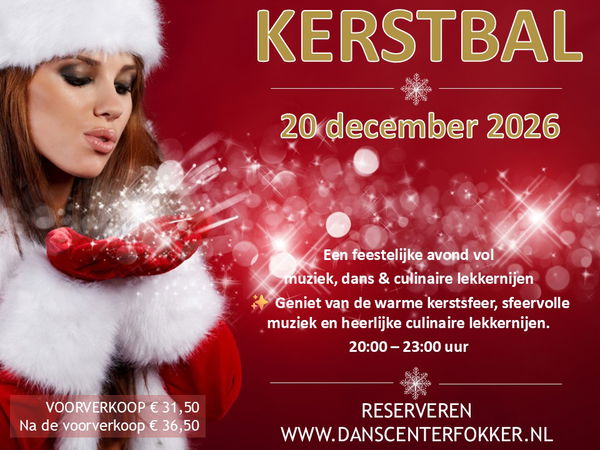 Kerstbal 2026 @ Event Center Fokker 2026-12-20