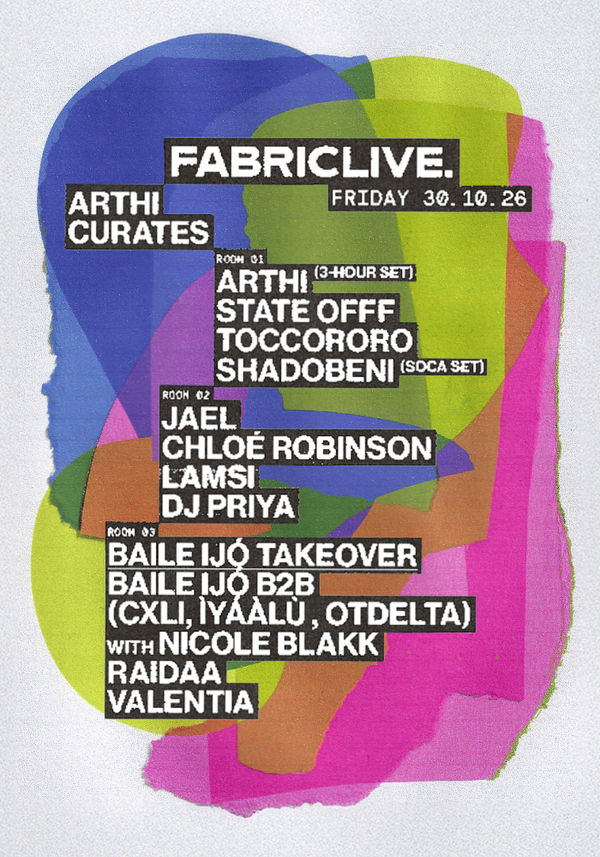 Arthi @ fabric London 2026-10-30