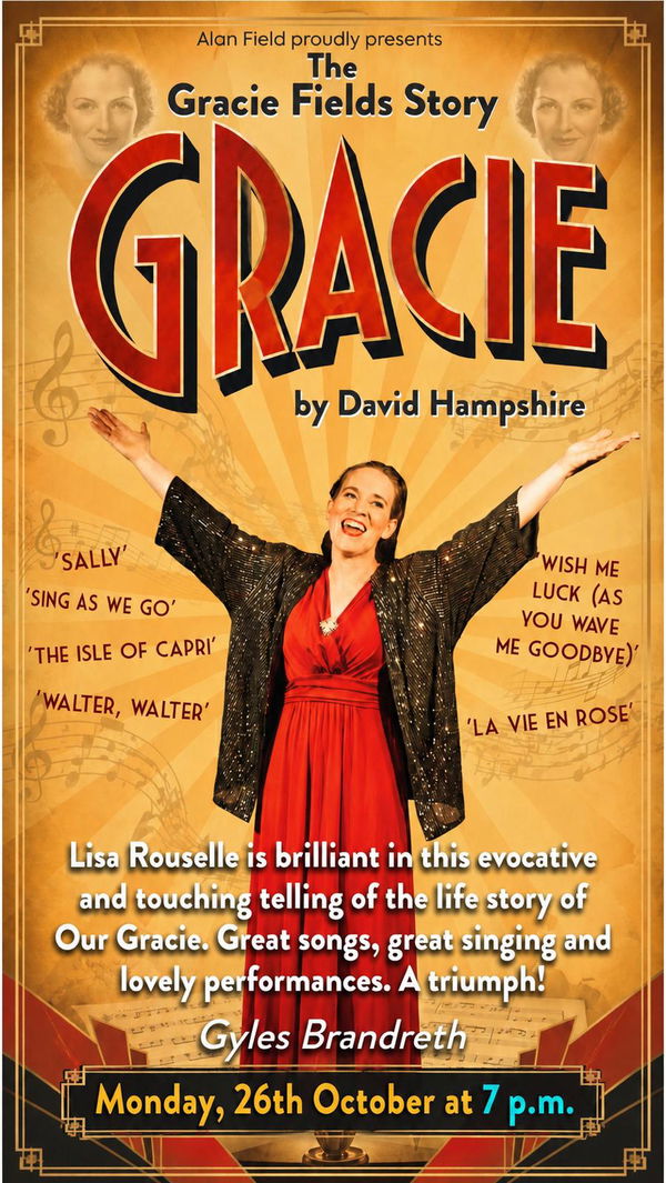 Creative Theatre Productions presents: The Gracie Fields Story ‘Gracie’ @ The Water Rats 2026-10-26