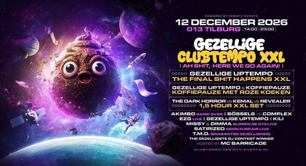 Gezellige Clubtempo XXL 2026 @ 013 Poppodium 2026-12-12