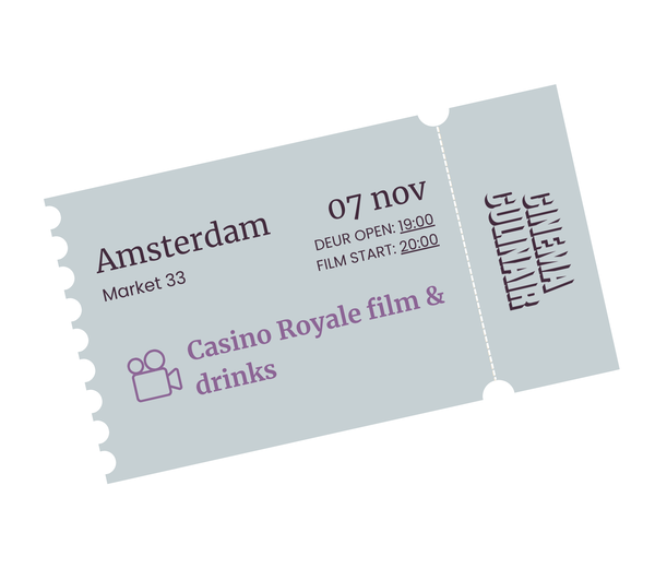 Casino Royale film & drinks @ Market 33 2026-11-07