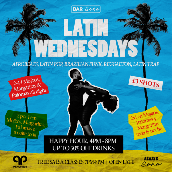 Latin Wednesdays @ Bar Soho 2026-09-02