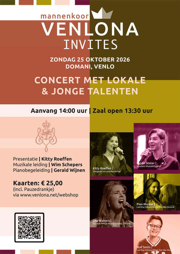 Mannenkoor Venlona @ Domani (voormalige Dominicaanse kerk) 2026-10-25