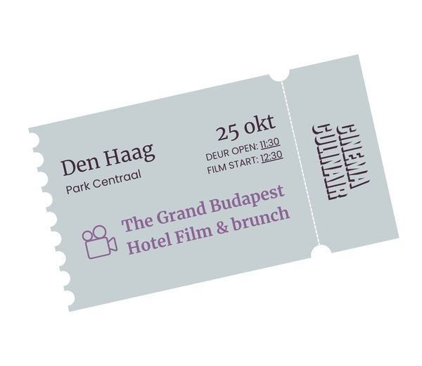 The Grand Budapest Hotel film & brunch @ Park Centraal Den Haag, part of Sircle Collection 2026-10-25