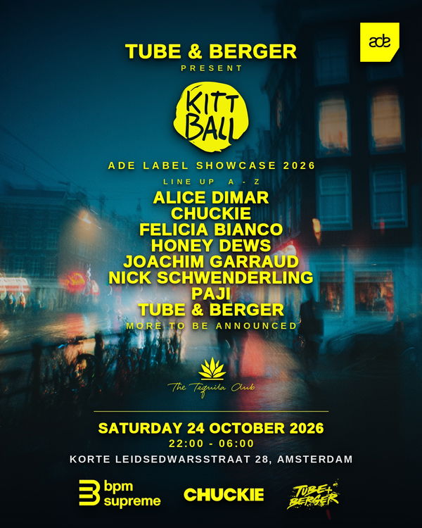 Tube & Berger @ The Tequila Club | Amsterdam 2026-10-24