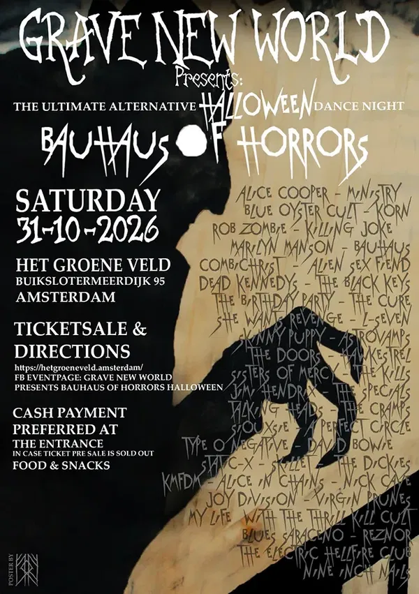 Bauhaus of Horrors @ Het Groene Veld 2026-10-31