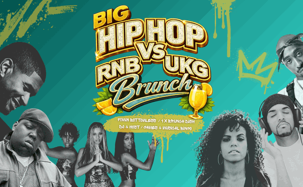 Hip-Hop, Rnb, and UKG Bottomless Brunch @ Big Belly Bar & Comedy Club London 2026-10-17