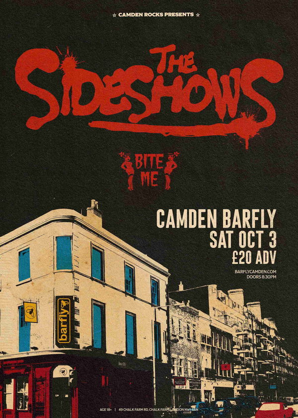 The Sideshows @ The Camden Assembly Pub 2026-10-03