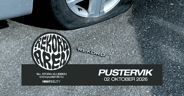 Rekordåren @ Pustervik 2026-10-02