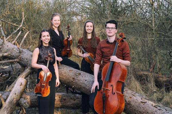 Viride Kwartet Salomé Bonnema viool Nadia ten Kate viool Sedna Heitzma n altviool Jurre Koopmans cello @ TivoliVredenbur