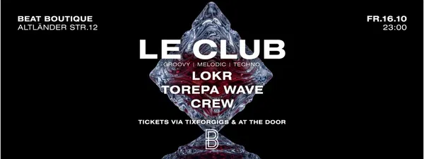 LOKR @ Beat Boutique 2026-10-16
