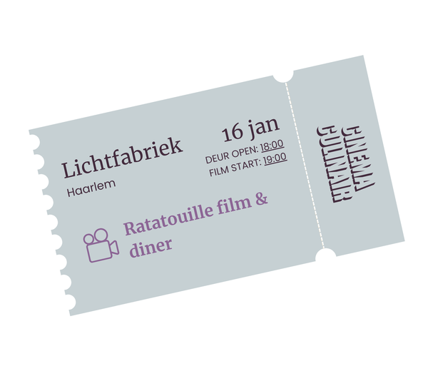 Ratatouille film & diner @ De Lichtfabriek | Haarlem 2027-01-16