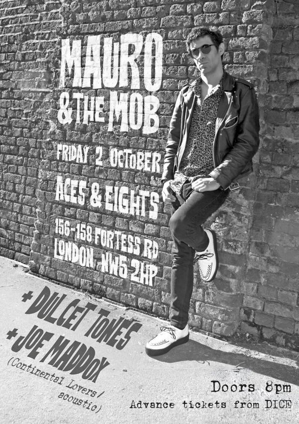 Mauro & the Mob @ Aces and Eights Bar & Pizza 2026-10-02