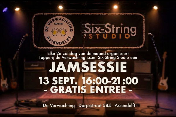 Jamsessie ism Six String @ Tapperij de Verwachting 2026-09-13