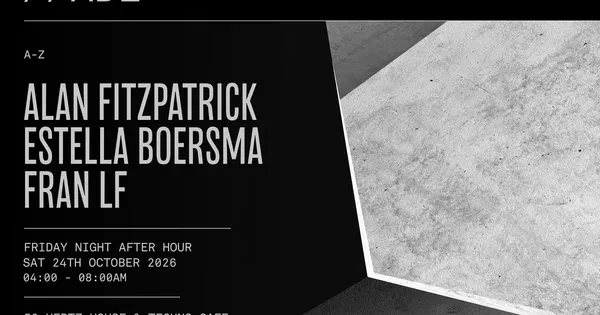 Alan Fitzpatrick @ 50:HERTZ House & Techno Cafe Rembrandt Square 2026-10-24