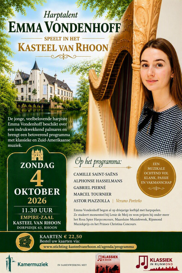 Emma Vondenhoff @ Het Kasteel van Rhoon 2026-10-04