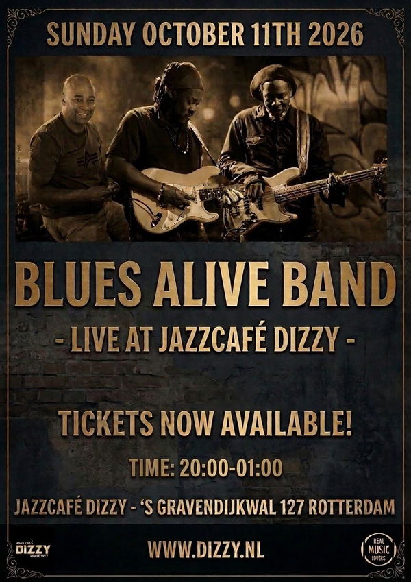 Blues Alive Band @ Jazzcafé Dizzy 2026-10-11