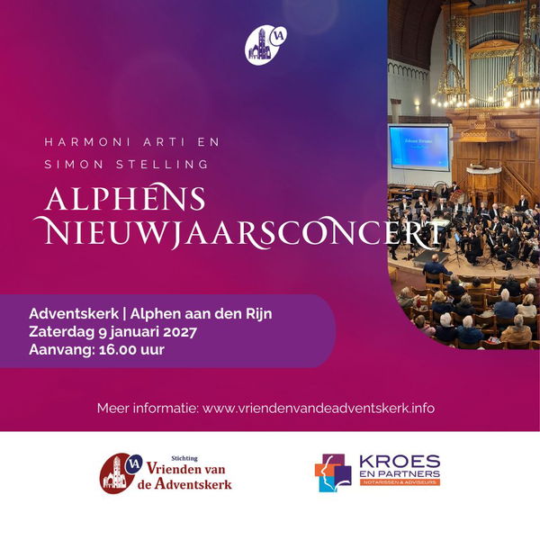 Harmoni Arti @ Stichting Vrienden van de Adventskerk 2027-01-09